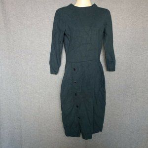 Ann Taylor Bodycon Green Sweater Dress  Womens Size XS